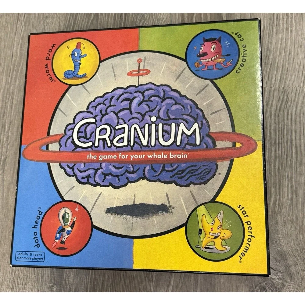 Cranium Board Game Team Play Family Night Y2K Nostalgia VTG 2002 Gary‎ Baseman